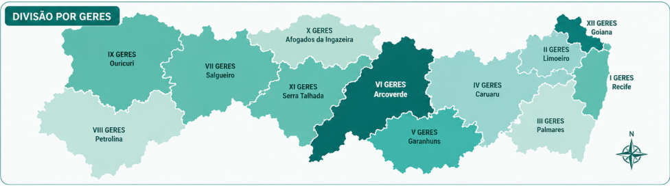 Mapa GERES
